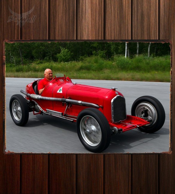 Металлическая табличка Alfa Romeo P3 Металлическая табличка Alfa Romeo P3